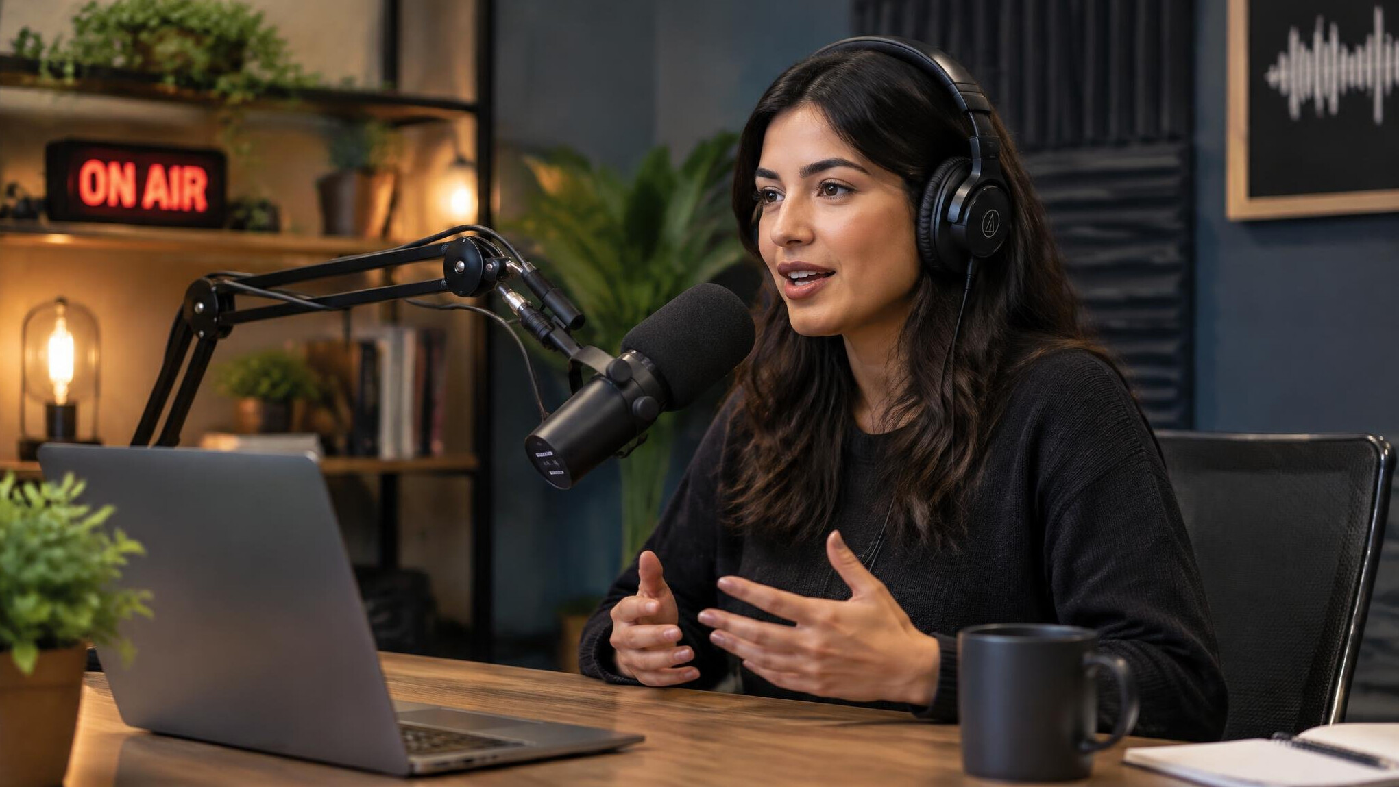 podcast recording studio